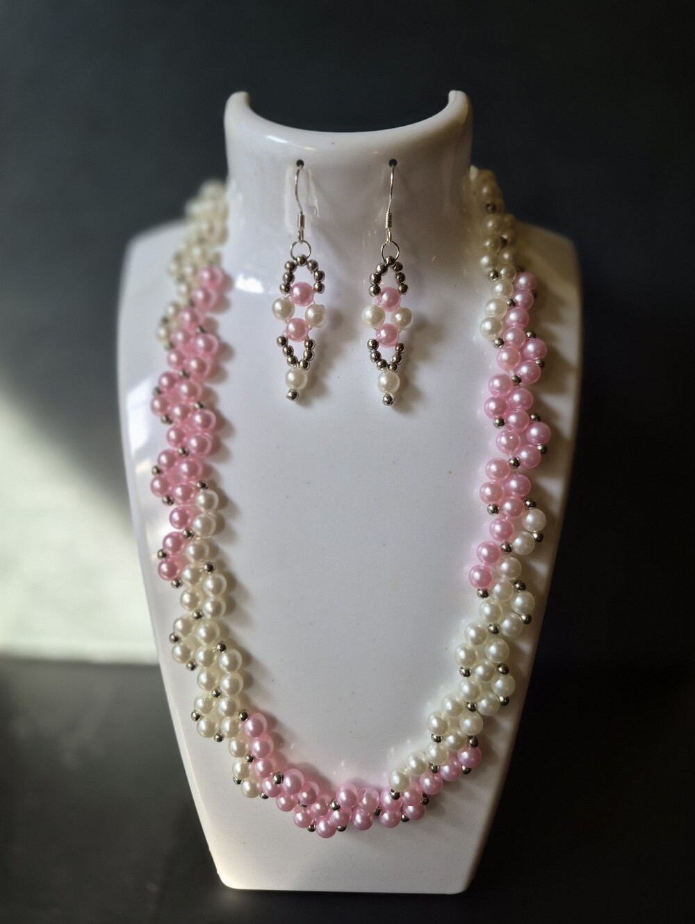 Handmade Necklace and Earrings Set